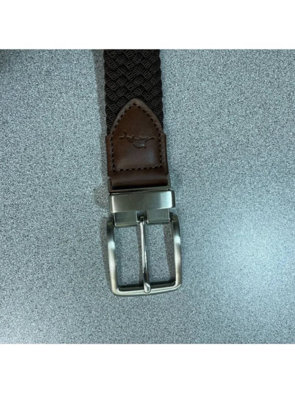 NWT Tommy Bahama Men's L/XL 40-44 Stretch Reversible Belt Brown & Navy